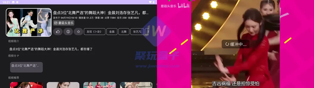 BV播放界面