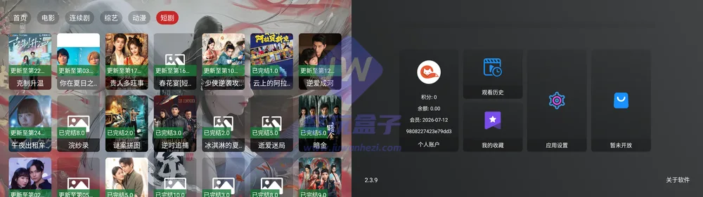 云狐TV端播放详情
